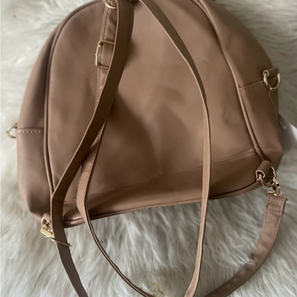 Women's Tan Backpack - Picture 3 of 5